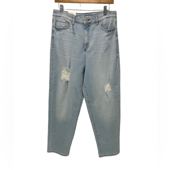 INC Denim High Rise Straight Leg Core Jeans - Light Indigo Blue - size 10/30 - Picture 1 of 12